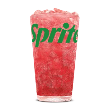 Burger King Fiery Strawberry & Sprite