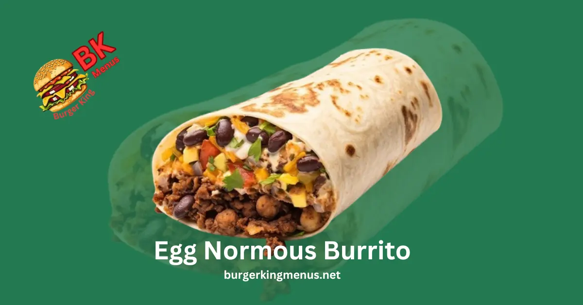 Egg Normous Burrito price
